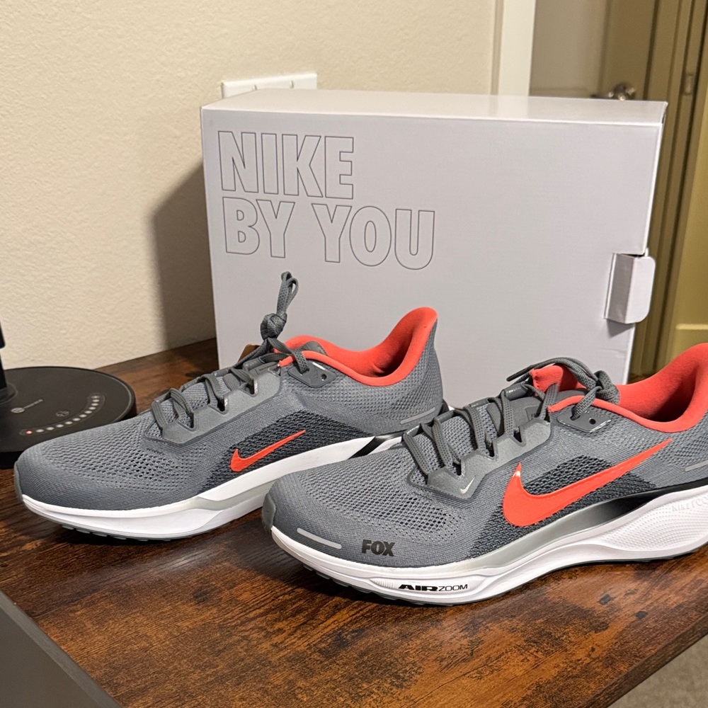 Nike Pinky Red and White Custom Shoes